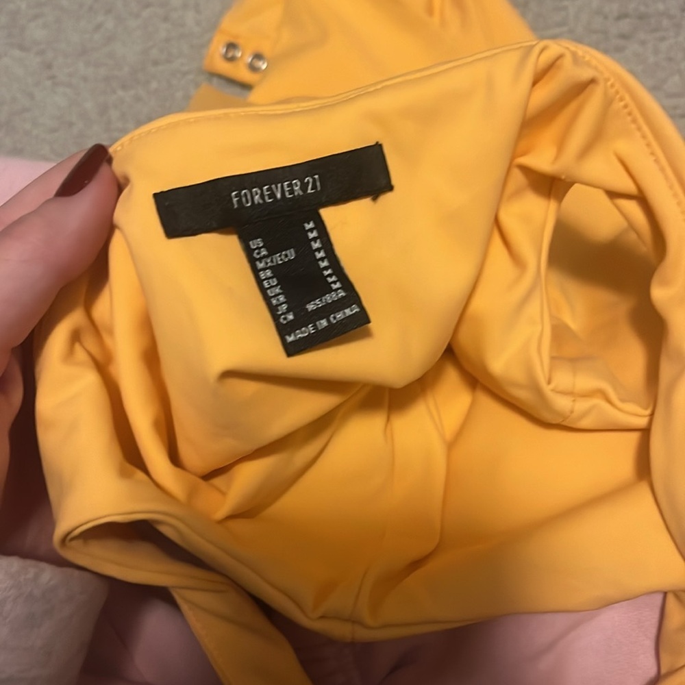 Orange basic bodysuit - Picture 3 of 3